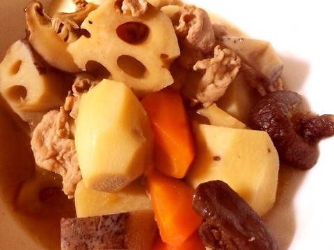 コクが増す 豚肉で筑前煮 レシピ 作り方 By Ol2 楽天レシピ コクが増す 豚肉で筑前煮 レシピ 作り方 By Ol2 楽天レシピ